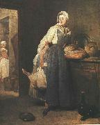 jean-Baptiste-Simeon Chardin Return from the Market USA oil painting reproduction